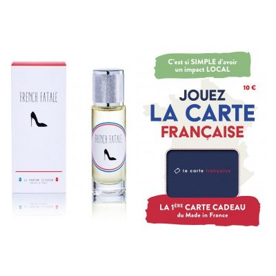 Ensemble - Parfum French Fatale Le Parfum Citoyen et guide "Jouez la carte française"