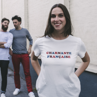 Ensemble - Tee-shirt charmante française et pochon en coton - La Gentle Factory