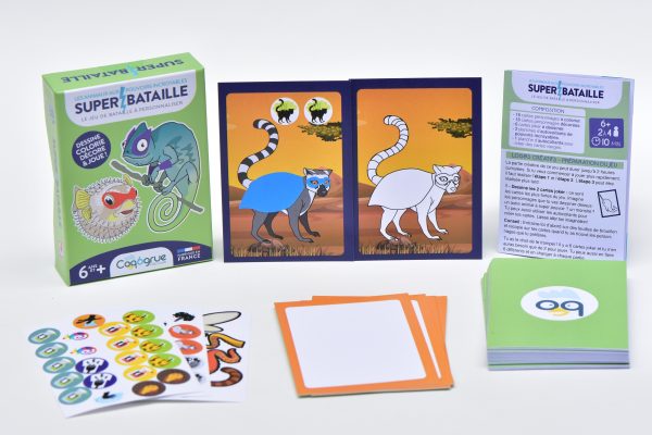 1 Jeu de plateau Libérez-moi ! + 1 Jeu de cartes Super Bataille Animaux Incroyables - Coq6grue