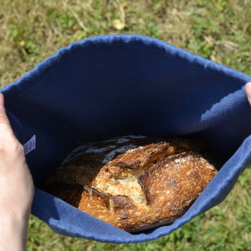 Sac à Pain en lin bio : Achetez un sac à pain réutilisable Zero Dechet
