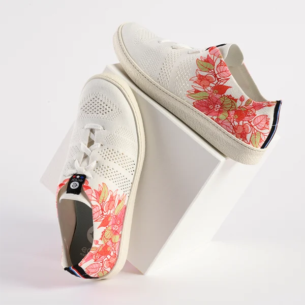Ector sneaker original motif flower rose avec boîte