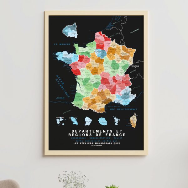 Carte des nouvelles régions de France