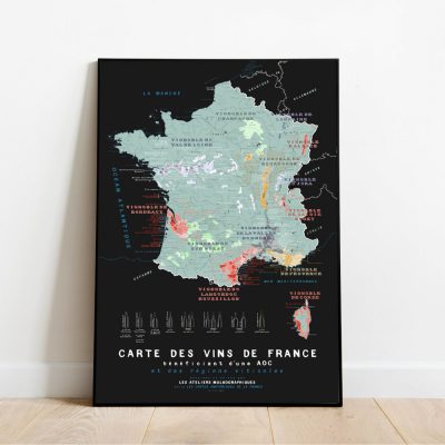 Carte des vins de France