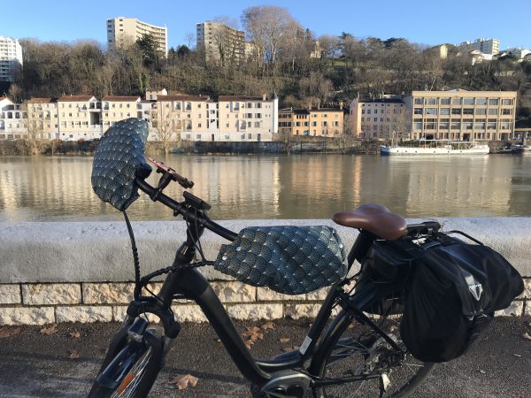 manchons de vélo pour guidon courbé ethnique vert-suzon et suzette