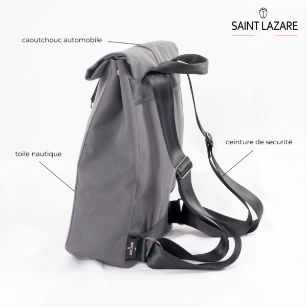 Description détaillée du sac à dos écoresponsable Saint Lazare