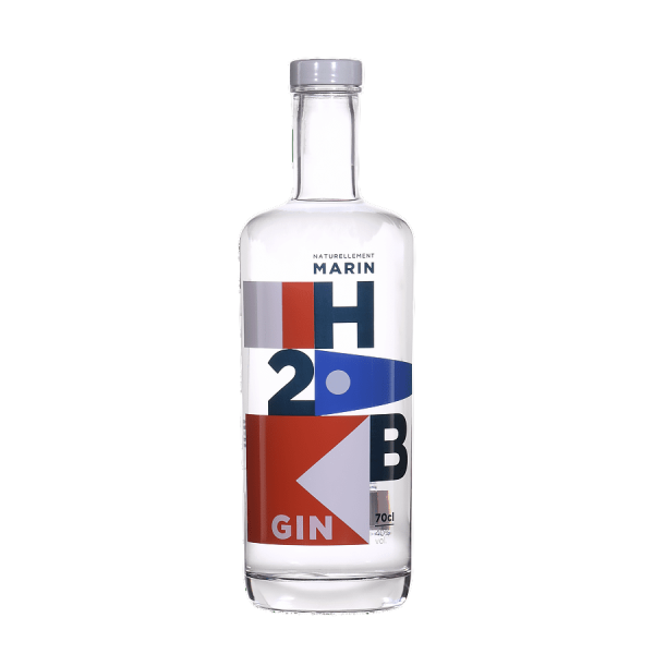 Gin H2B distillé en bretagne par Distillerie du Golfe