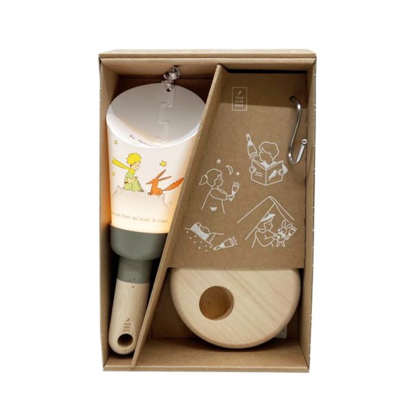 Coffret lampe 5 en 1 taupe, Maison polochon