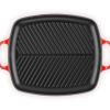 Gril rectangulaire signature en fonte émaillée 30 cm, Le Creuset