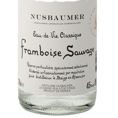 eau-de-vie de framboise sauvage- nusbaumer