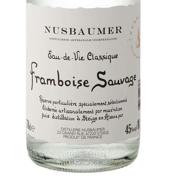 eau-de-vie de framboise sauvage- nusbaumer