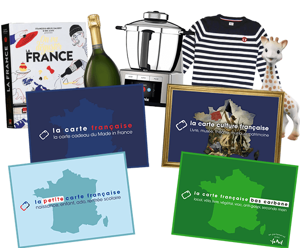 Les cartes cadeaux de la carte française et La boutique en ligne - Le meilleur du Made in France