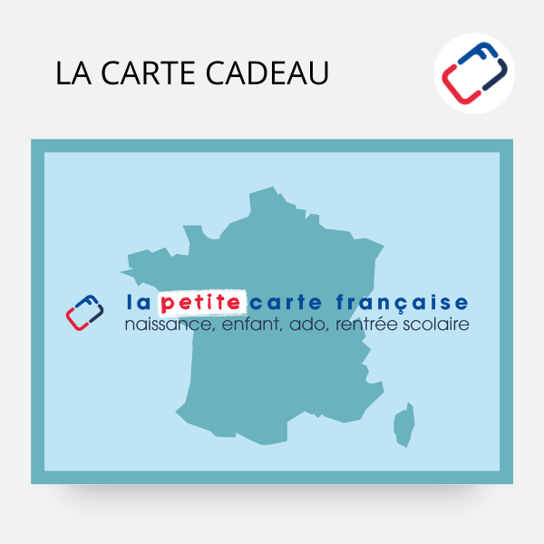 La petite carte française - la carte cadeau multi-enseignes enfants et ados du Made in France