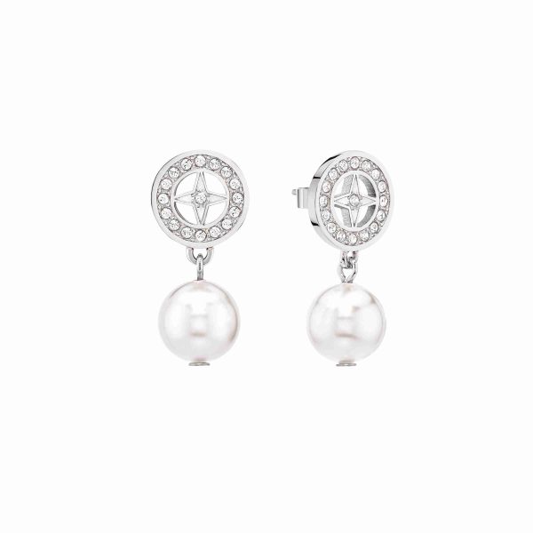 Boucles d’oreilles perles d'élégance en argent