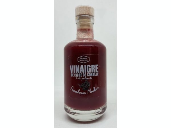 Vinaigre de cidre de Corréze à la pulpe de framboise Meeker