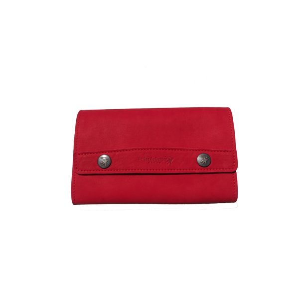 Pochette accordéon bandoulière couleur rouge Le sac du Berger