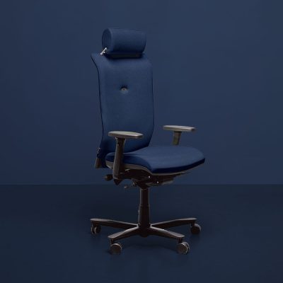 Strong Auguste fauteuil de bureau Navailles bleu