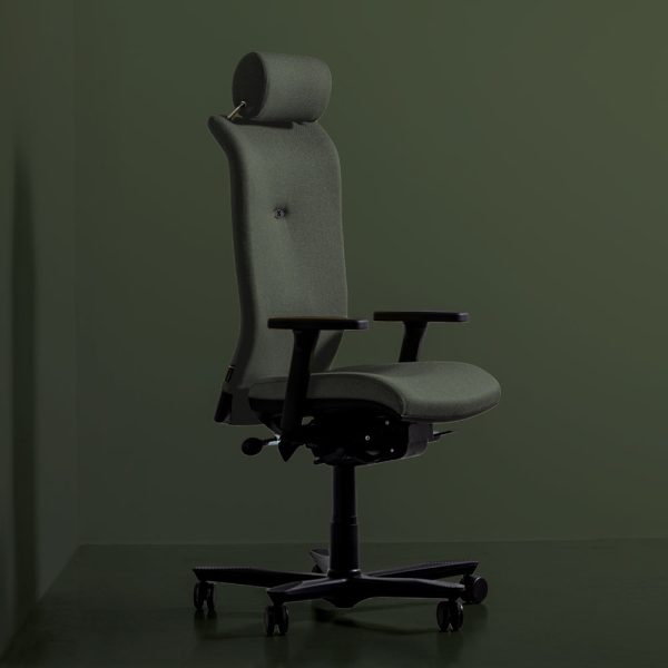 Strong Auguste fauteuil de bureau Navailles vert