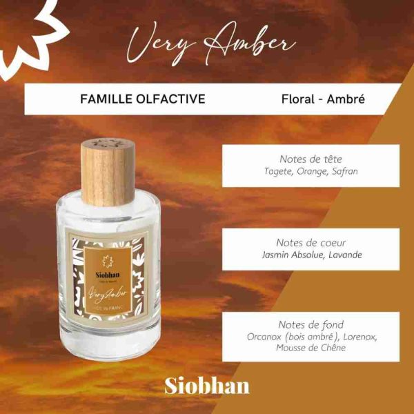 Compagnie Européenne des Parfums Eau de toilette mixte Very Amber safran jasmin et bois ambré