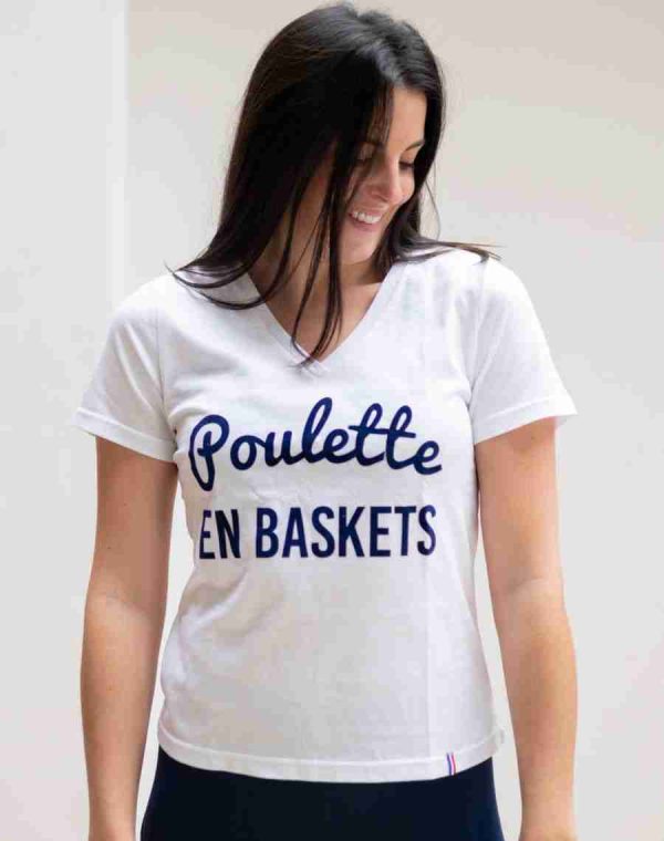 Les Poulettes Fitness Tee-shirt Poulettes en Baskets