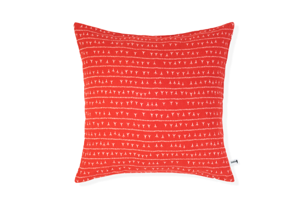 Sabia Design Housse de coussin rouge