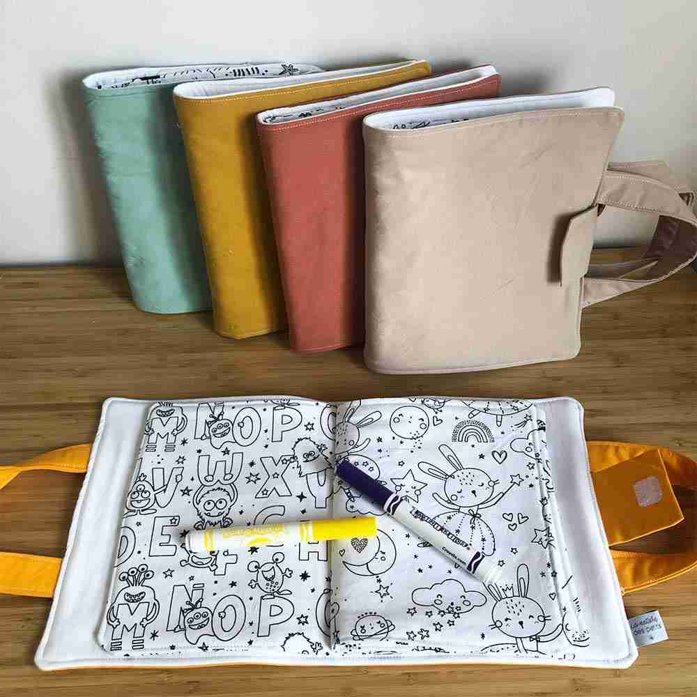 Cahier de coloriage lavable éco-responsable