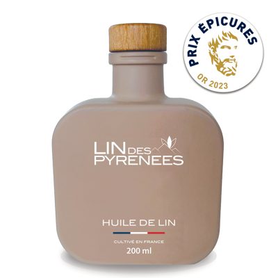 Lin des Pyrénées huile de lin