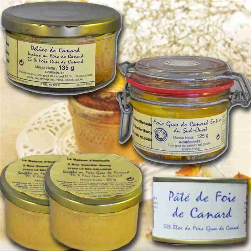 Coffret Gourmand Dégustation de foie gras français - Fabriqué dans le Sud  ouest