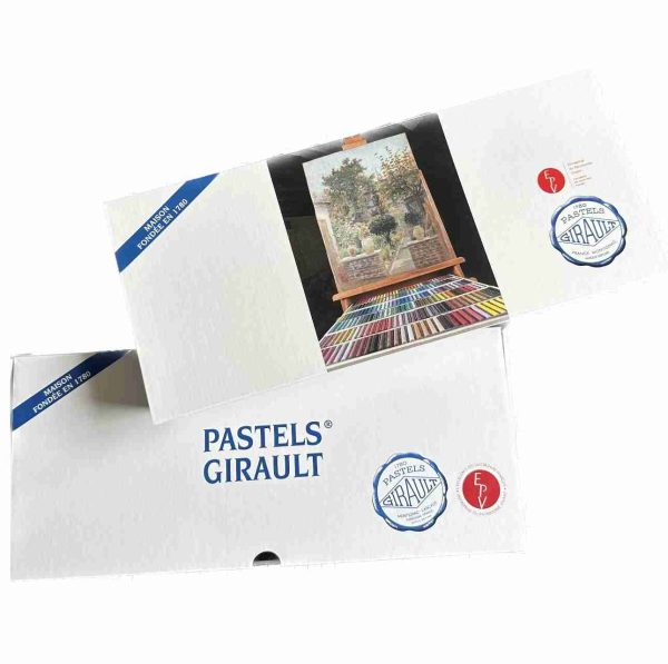 Pastels Girault 50 pastels Bleu & Vert couvercle