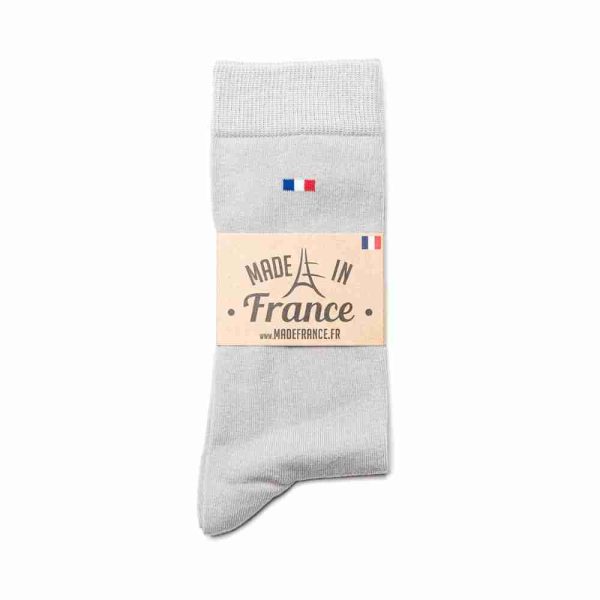 Made in France lot de 3 paires de chaussettes grise