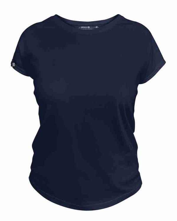 Adrenagliss Tee-shirt Femme ESSENTIEL bleu marine