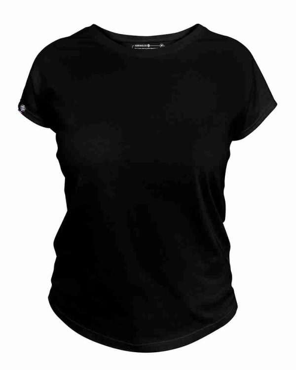 Adrenagliss Tee-shirt Femme ESSENTIEL noir