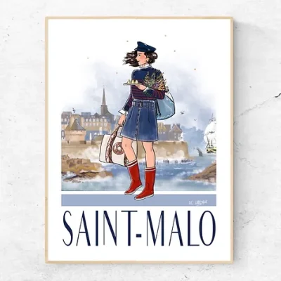 AC Larroque Illustration Saint Malo