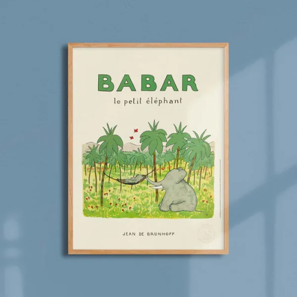 Affiche Babar La vie - Babar le petit éléphant
