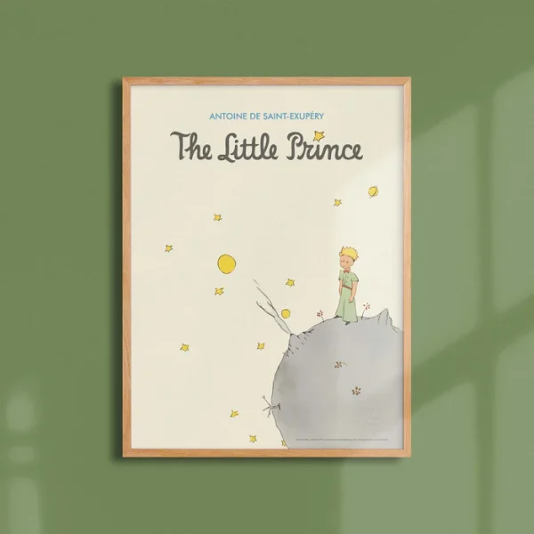 Affiche Le petit prince - couverture anglaise