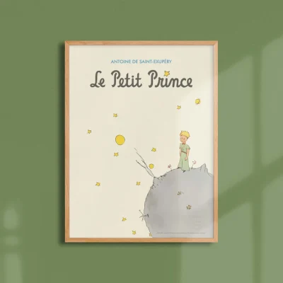 Affiche Le petit prince - couverture française
