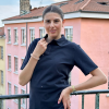 Coton Vert Le polo français mixte en coton bio bleu
