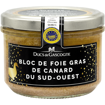 Ducs de Gascogne bloc de foie gras de canard