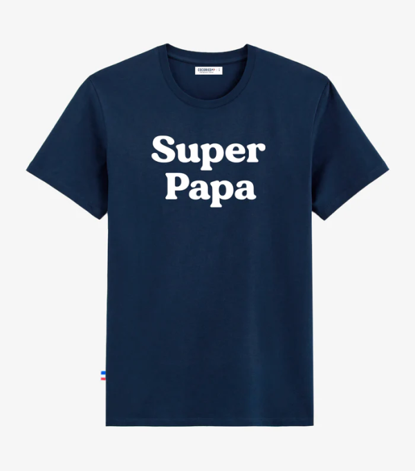 PACKSHOT-TSHIRT-MARINE-Super Papa
