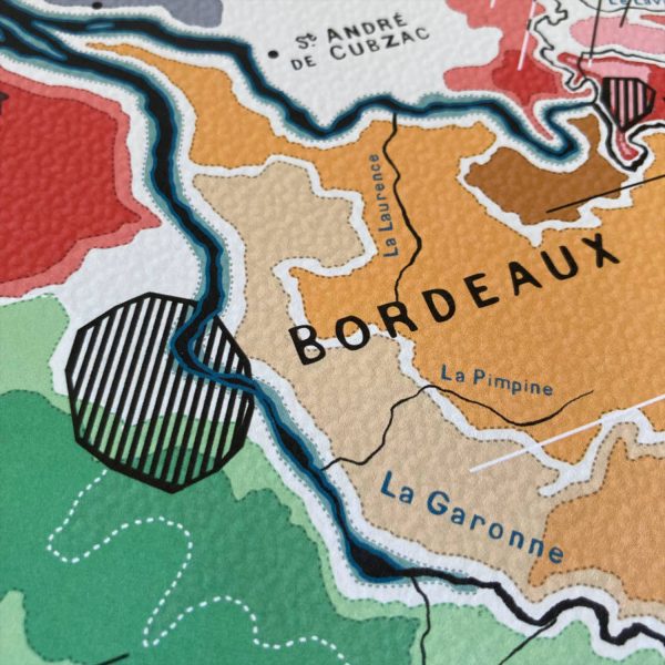 carte des vignobles de bordeaux