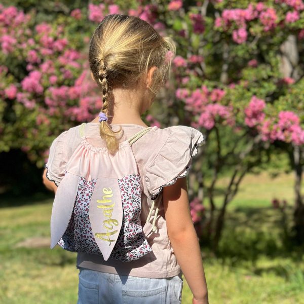Sac à dos lapin Elenie personnalisé vic et pic fai