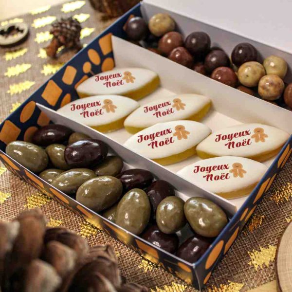 calissons et chocolat personnalisés coffret cadeau 1