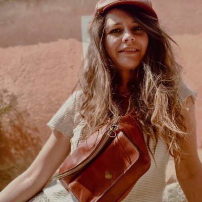 Sac Banane Marron Vintage 1